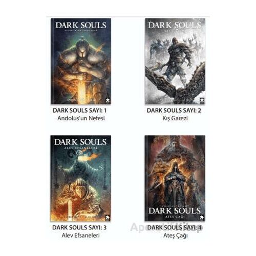 Dark Souls 4 Kitap Set - Alan Quah - Eksik Parça Yayınları