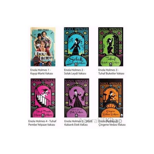Enola Holmes 6 Kitap Set - Nancy Springer - Eksik Parça Yayınları