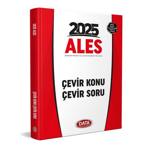 Data 2025 ALES Yepyeni Tarz Çevir Konu Çevir Soru