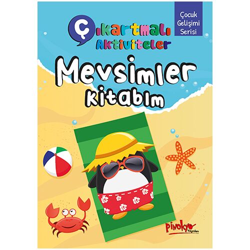 Çıkartmalı Aktiviteler Mevsimler Kitabım - Buçe Dayı - Pinokyo Yayınları