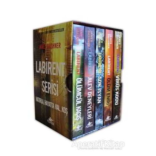 Labirent Serisi Seti (5 Kitap) - James Dashner - Pegasus Yayınları