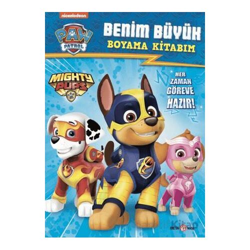 Paw Patrol Benim Büyük Boyama Kitabım - Kolektif - Beta Kids