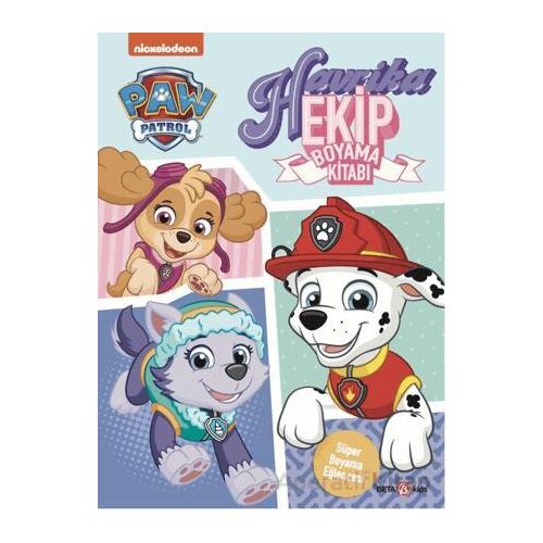 Paw Patrol Havrika Ekip Boyama Kitabı - Kolektif - Beta Kids