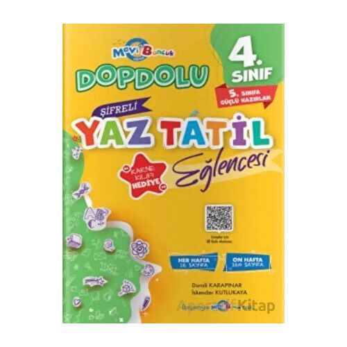 4. Sınıf Şifreli Yaz Tatili Eğlencesi - Mavi Boncuk Akademi