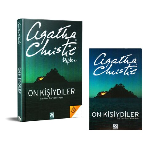On Kişiydiler Agatha Christie (Özel Boy Roman ve Defter) Altın Kitaplar