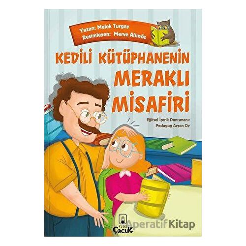 Kedili Kütüphanenin Meraklı Misafiri - Melek Turgay - Floki Çocuk