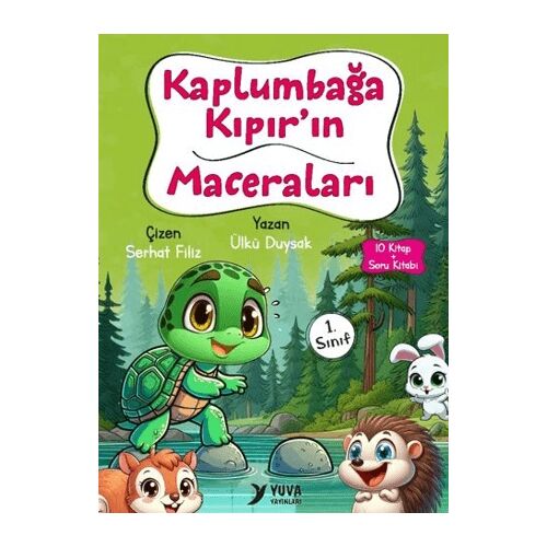 Kaplumbağa Kıpır’ın Maceraları (10 Kitap) - Ülkü Duysak - Yuva Yayınları
