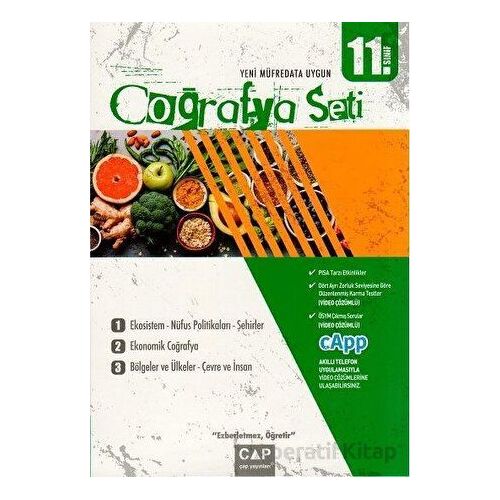 11. Sınıf Coğrafya Seti Çap Yayınları