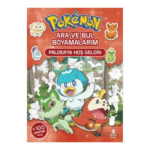Pokemon-Ara ve Bul Boyamalarım – Paldea’ya Hoş Geldin - Kolektif - Doğan Çocuk