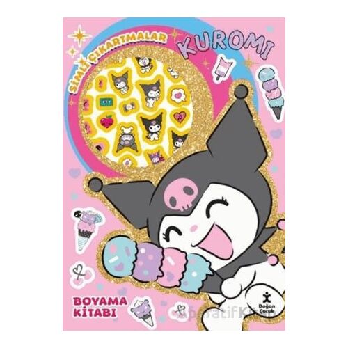 Kuromi - Star Simli Çıkartmalı Boyama Kitabı - Kolektif - Doğan Çocuk