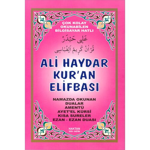 Kur’an Elifbası (Pembe) Haktan Yayınları