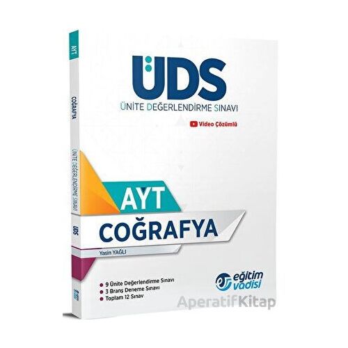 AYT Coğrafya Ünite Değerlendirme Sınavı Eğitim Vadisi Yayınları