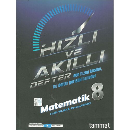 LGS Matematik Hızlı ve Akıllı Defter Tammat Yayıncılık