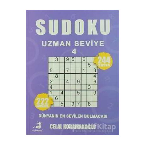 Sudoku Uzman Seviye - 4 - Celal Kodomanoğlu - Olimpos Yayınları