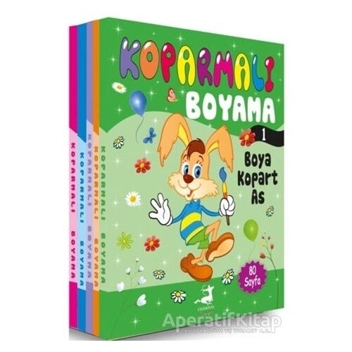Koparmalı Boyama Set 1 (5 Kitap Takım) - Kolektif - Olimpos Çocuk