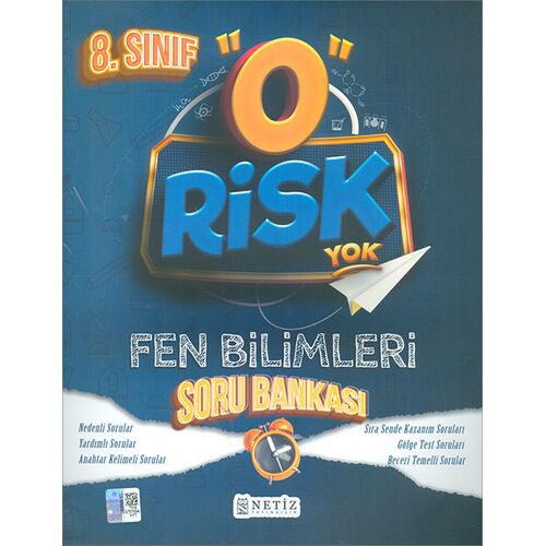 8.Sınıf Risk Yok Fen Soru Bankası Netiz Yayınları