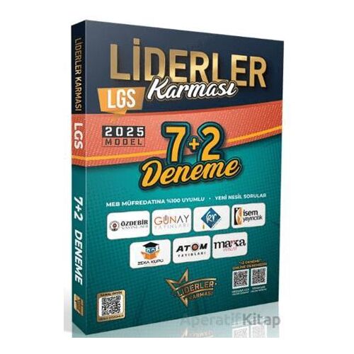 2025 Liderler Karması Model LGS Tüm Dersler 7+2 Deneme