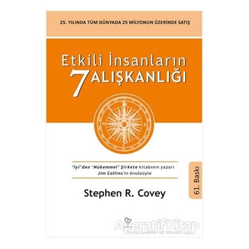 Etkili İnsanların 7 Alışkanlığı - Stephen R. Covey - Varlık Yayınları 9789754346534