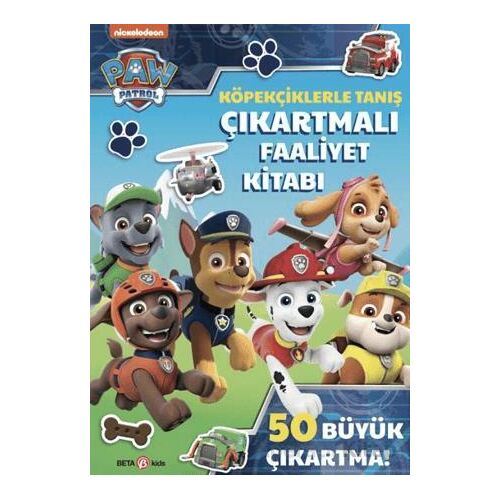 PAW Patrol - Köpekçiklerle Tanış Çıkartmalı Faaliyet Kitabı - Spin Master Paw - Beta Kids