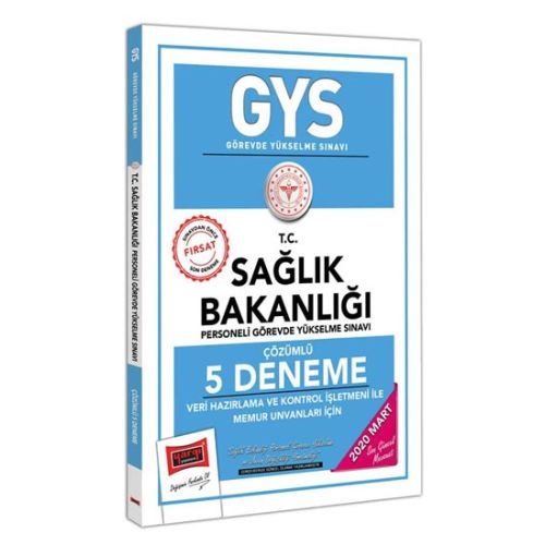 Yargı 2020 GYS Sağlık Bakanlığı Çözümlü 5 Deneme