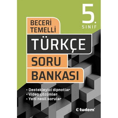 Tudem 5.Sınıf Türkçe Beceri Temelli Soru Bankası