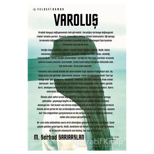 Varoluş - M. Serhad Sarıarslan - Sokak Kitapları Yayınları