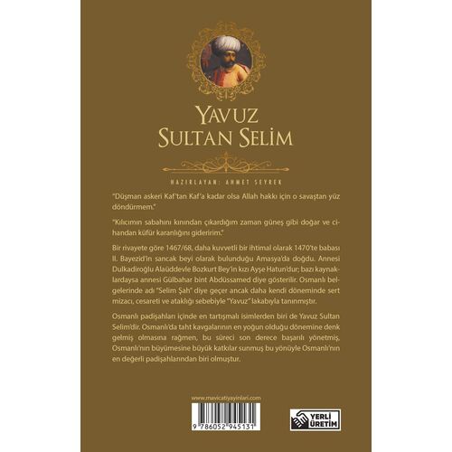 Yavuz Sultan Selim (Padişahlar Serisi) Maviçatı Yayınları