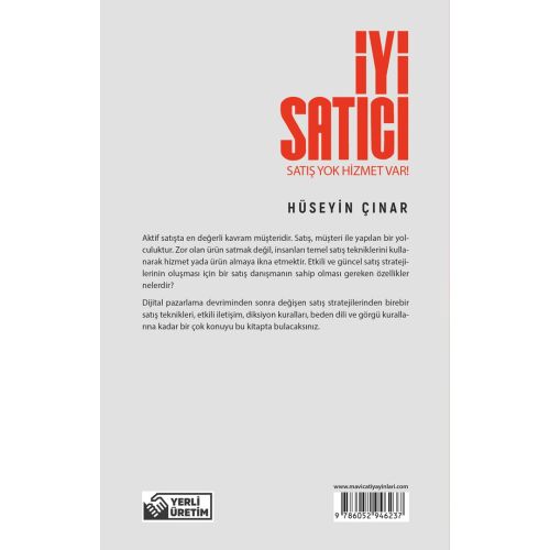 İyi Satıcı (Satış Yok Hizmet Var) - Hüseyin Çınar - Maviçatı Yayınları