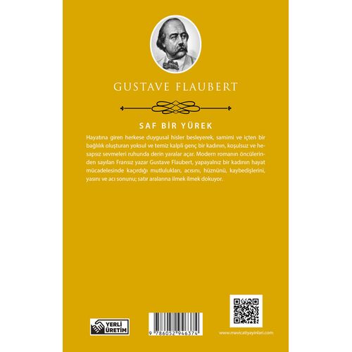 Saf Bir Yürek - Gustave Flaubert - Maviçatı (Dünya Klasikleri)