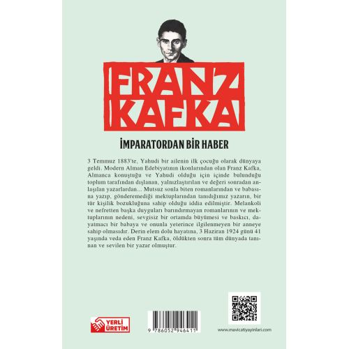 İmparatordan Bir Haber - Franz Kafka - Maviçatı Yayınları