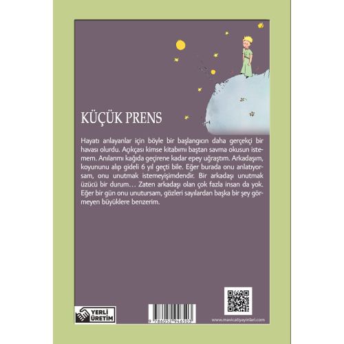 Küçük Prens - Antoine De Saint-Exupery - Maviçatı Yayınları