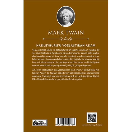 Hadleyburgu Yozlaştıran Adam - Mark Twain - Maviçatı (Dünya Klasikleri)