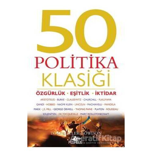 50 Politika Klasiği - Tom Butler-Bowdon - Pegasus Yayınları