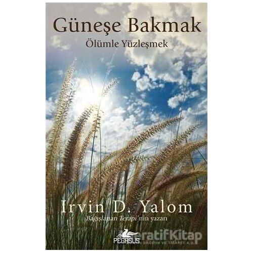 Güneşe Bakmak Ölümle Yüzleşmek - Irvin D. Yalom - Pegasus Yayınları