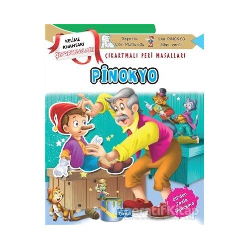Pinokyo - Çıkartmalı Peri Masalları - Kolektif - Parıltı Yayınları