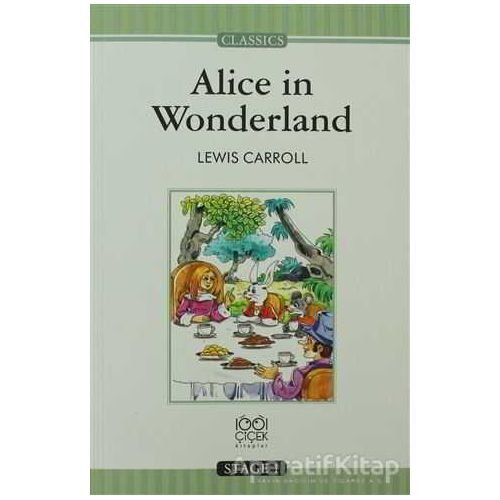 Alice in Wonderland (Stage 1) - Lewis Carroll - 1001 Çiçek Kitaplar