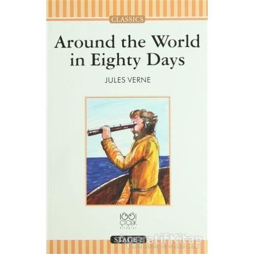 Around The World İn Eighty Days - Jules Verne - 1001 Çiçek Kitaplar