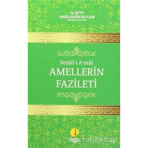 Fezail-i Amal - Amellerin Fazileti - Abdülkadir Geylani - Medine Yayınları