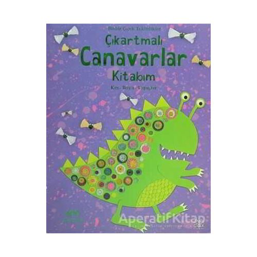 Çıkartmalı Canavarlar Kitabım - Rebecca Gilpin - 1001 Çiçek Kitaplar
