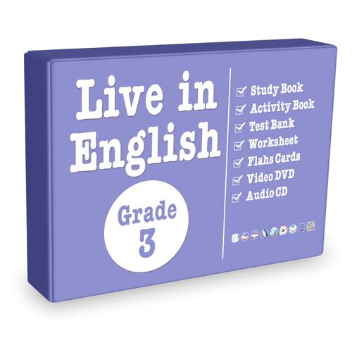 3.Sınıf İngilizce Öğrenme Seti Live in English