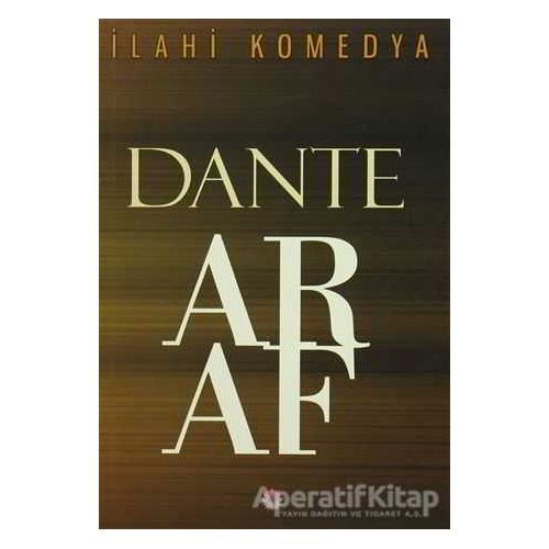 İlahi Komedya - Araf - Dante Alighieri - Nilüfer Yayınları