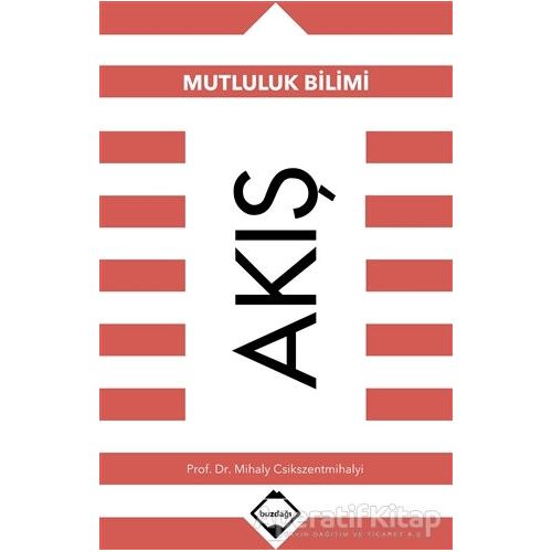 Akış: Mutluluk Bilimi - Mihaly Csikszentmihalyi - Buzdağı Yayınevi