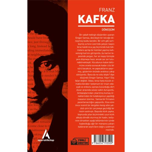 Dönüsüm - Franz Kafka - Aperatif Kitap Yayınları