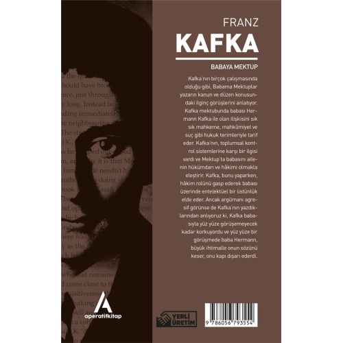 Babaya Mektup - Franz Kafka - Aperatif Kitap Yayınları