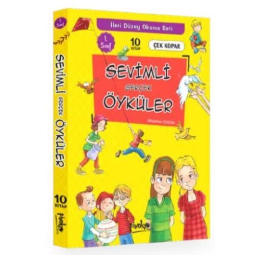 1. Sınıf Sevimli Gerçek Öyküler (10 Kitap Takım) - Müzehher Özgün - Pinokyo Yayınları