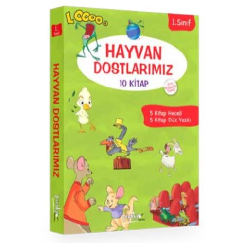 1. Sınıf Hayvan Dostlarımız Serisi (10 Kitap Takım) - Kolektif - Pinokyo Yayınları