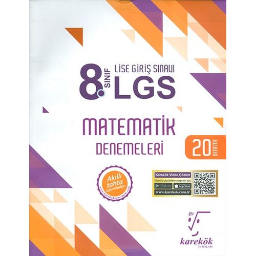Karekök 8.Sınıf LGS Matematik 20li Deneme Sınavı