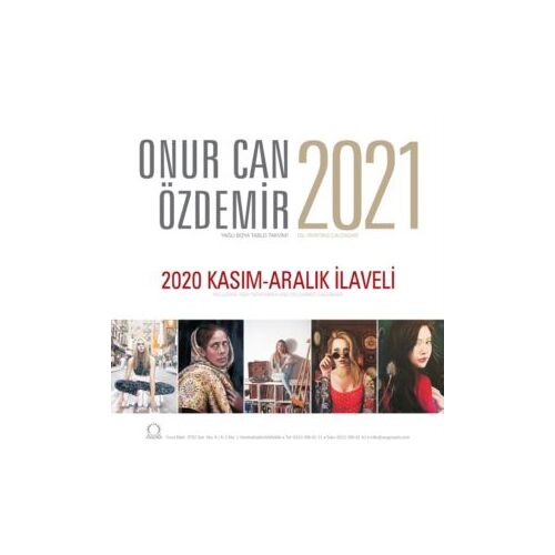 2021 Onur Can Özdemir Duvar Takvimi - Agora Kitapları