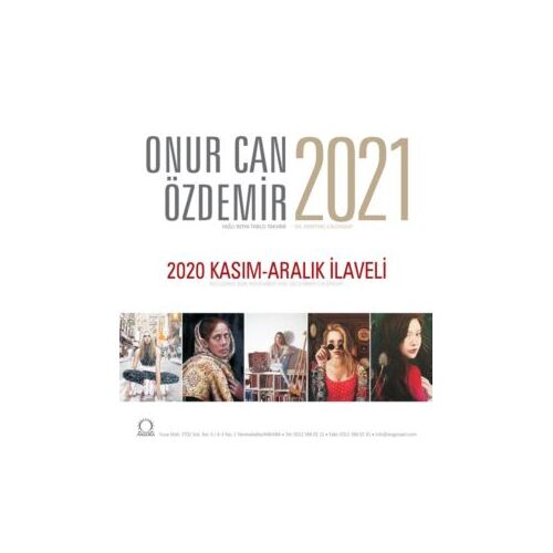 2021 Onur Can Özdemir Masa Takvimi - Angora Kitapları