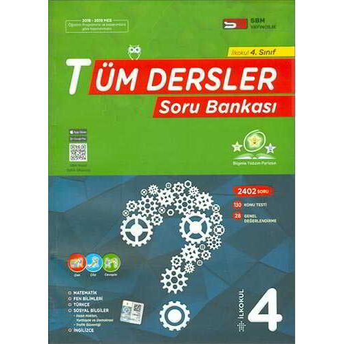 İlkokul 4.Sınıf Tüm Dersler Soru Bankası SBM Yayıncılık